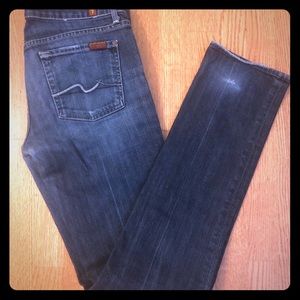 7 For All Mankind straight leg jeans